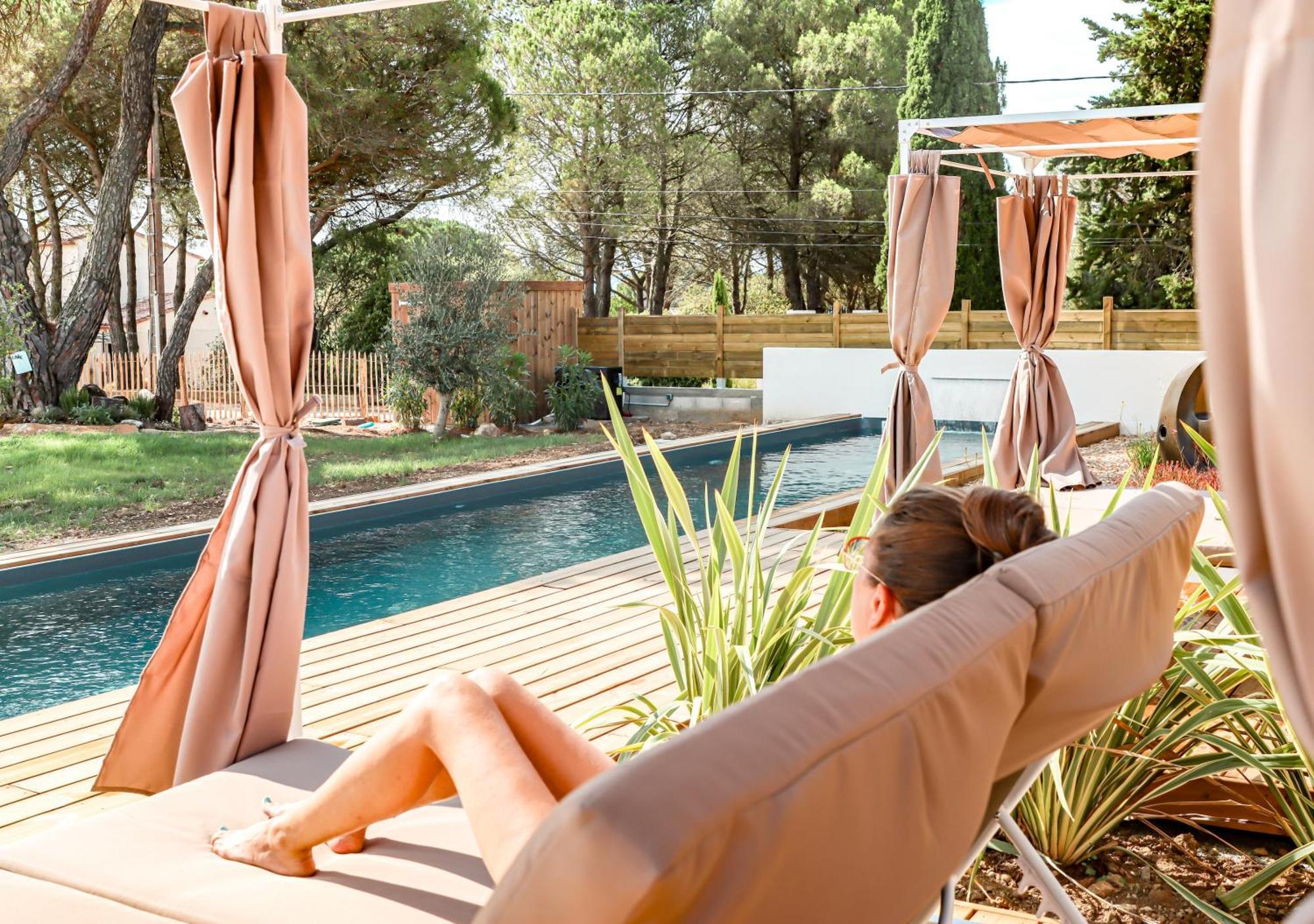 Les Gites De Laure - L'Eden Romantique, Chambres Hotes, Spa Prive, Couloir De Nage, Adults Only Malves-en-Minervois Exteriér fotografie